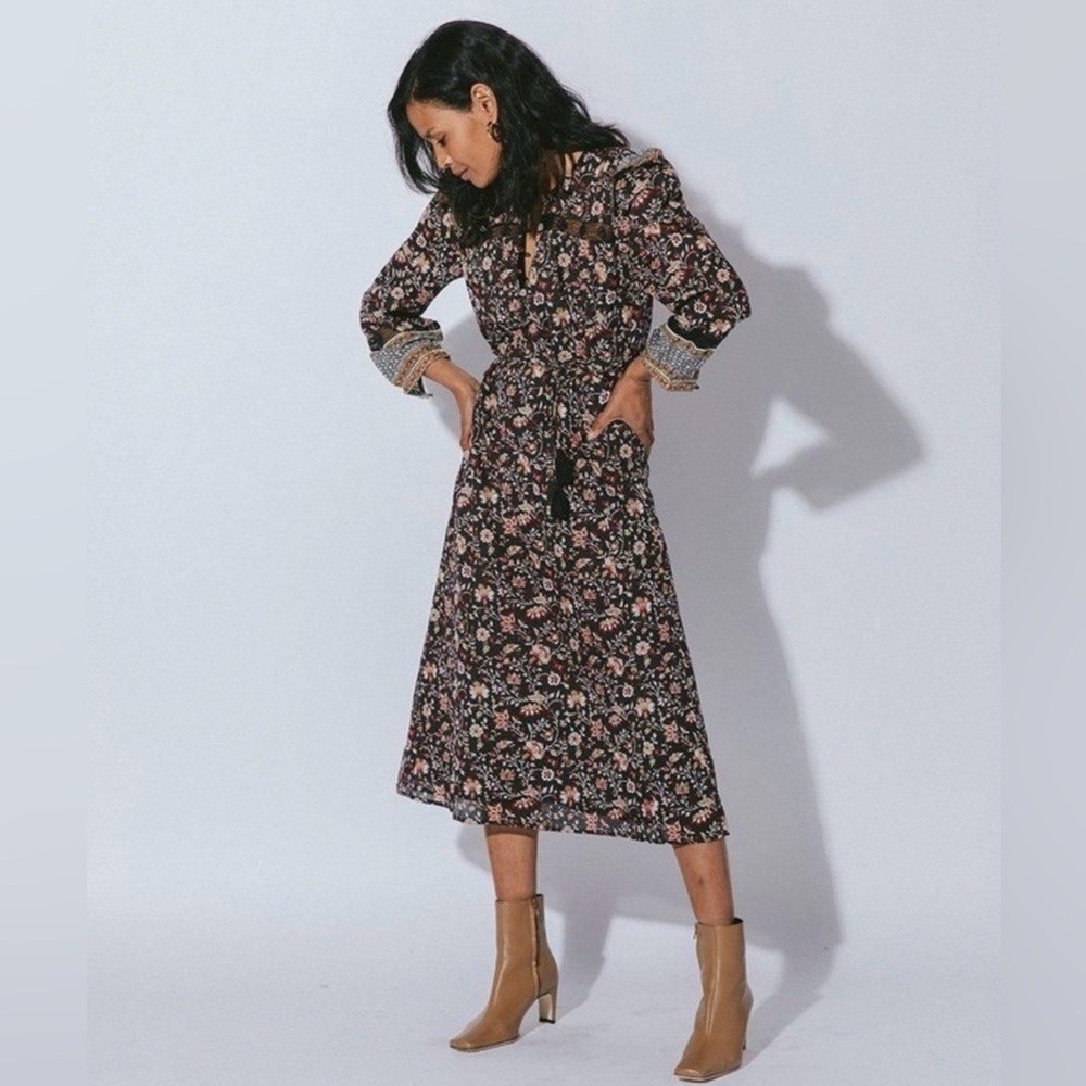 NWOT Cleobella Lotus Midi Dress - Picture 3 of 8